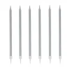 Cerf Dellier 12 bougies argentées hautes 13 cm Hot