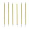 Cerf Dellier 12 bougies dorées hautes 13 cm New