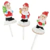 Cerf Dellier 3 décors Santa Claus assortis sur pique Outlet