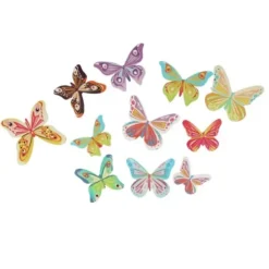 Cerf Dellier 17 Papillons 3D comestibles en azyme assortis Sale