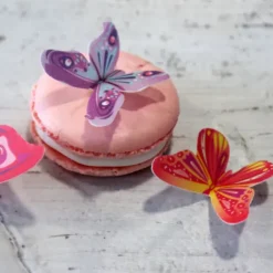 Cerf Dellier 17 Papillons 3D comestibles en azyme assortis Sale