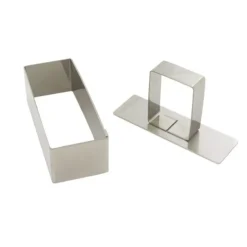 Cerf Dellier 4 rectangles à pâtisserie + poussoir H 3 cm Sale