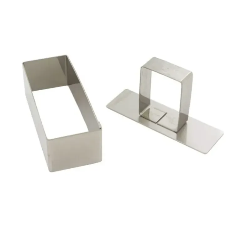 Cerf Dellier 4 rectangles à pâtisserie + poussoir H 3 cm Sale