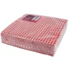 Cerf Dellier 50 Serviettes de table vichy rouge