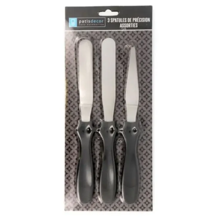 Cerf Dellier 3 spatules de précision assorties Discount