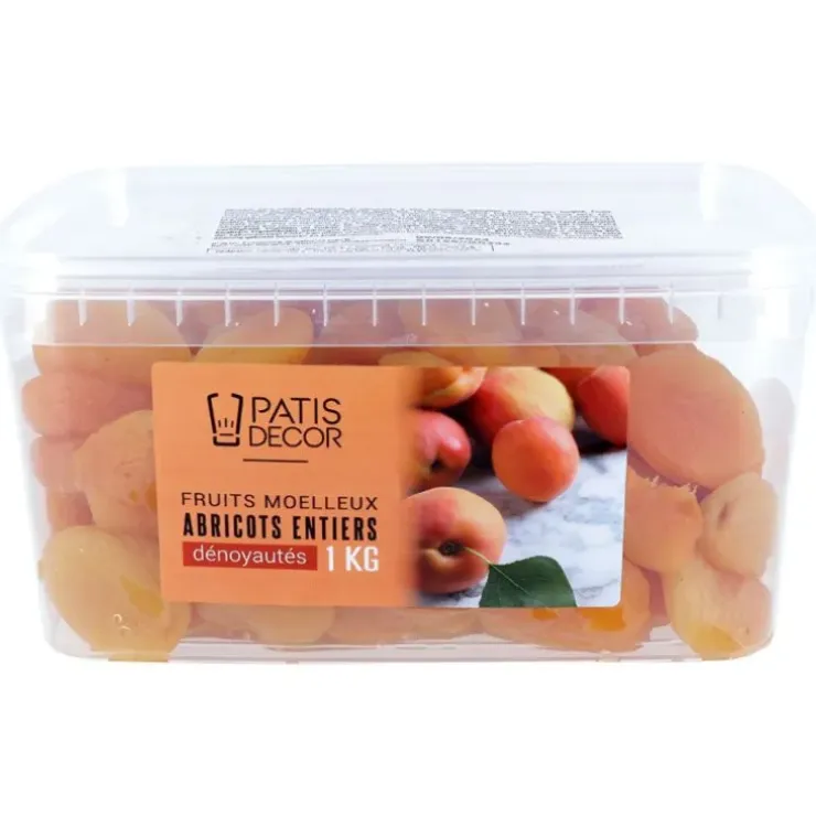 Cerf Dellier Abricots entiers dénoyautés 1 kg - DDM 08/24 New