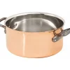 Cerf Dellier Alliance cuivre faitout 28 cm Best