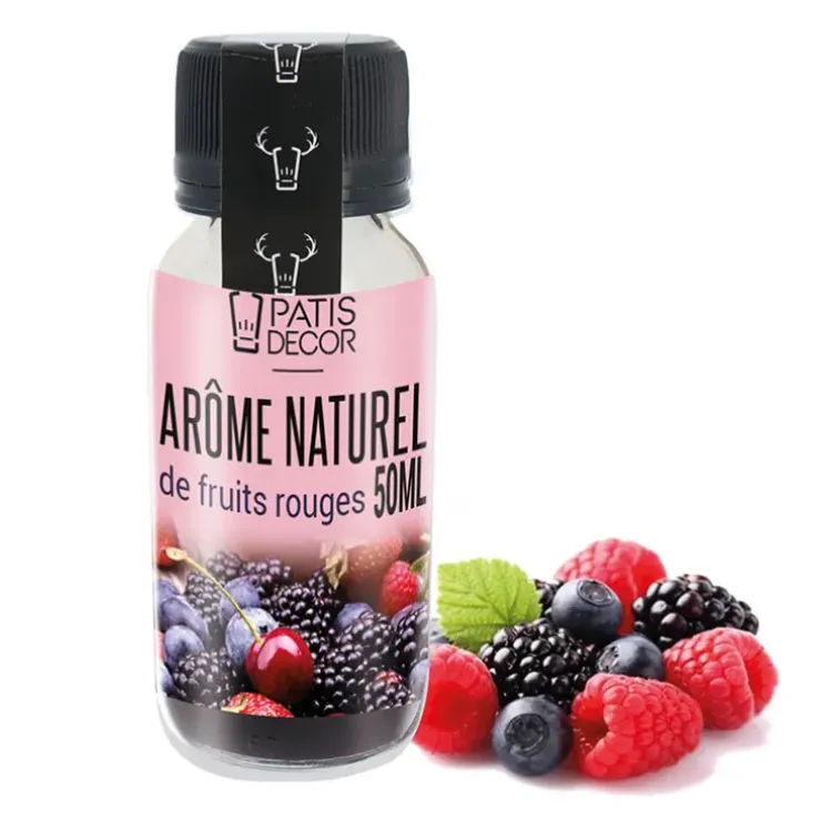 Cerf Dellier Arôme naturel de Fruits rouges 50 ml - DDM 12/24