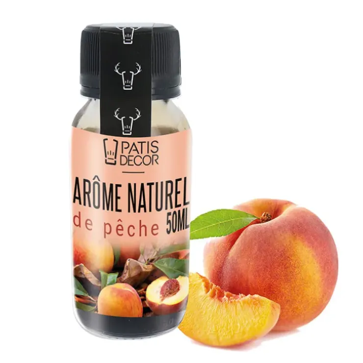 Cerf Dellier Arôme naturel de Pêche 50 ml
