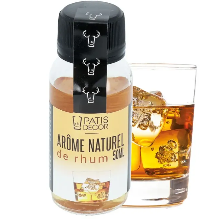 Cerf Dellier Arôme naturel de Rhum 50 ml Sale