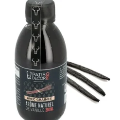 Cerf Dellier Arôme naturel de Vanille avec graines 200 ml New