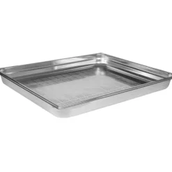 Cerf Dellier Bac gastronorme perforé inox - sans anse - GN 2/1 profondeur 5,5 cm Discount
