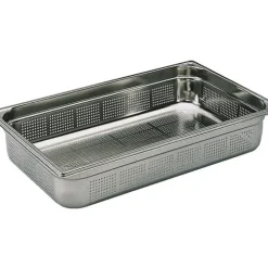 Cerf Dellier Bac gastronorme perforé inox - sans anse - GN 2/3 profondeur 15 cm Discount