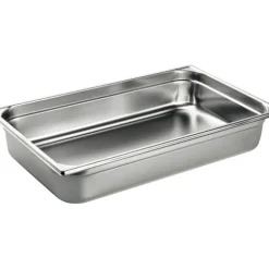 Cerf Dellier Bac gastronorme plein inox - sans anse - GN 1/1 profondeur 5,5 cm Clearance
