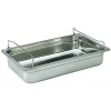 Cerf Dellier Bac gastronorme plein inox - avec anses panier - GN 1/1 profondeur 15 cm Outlet