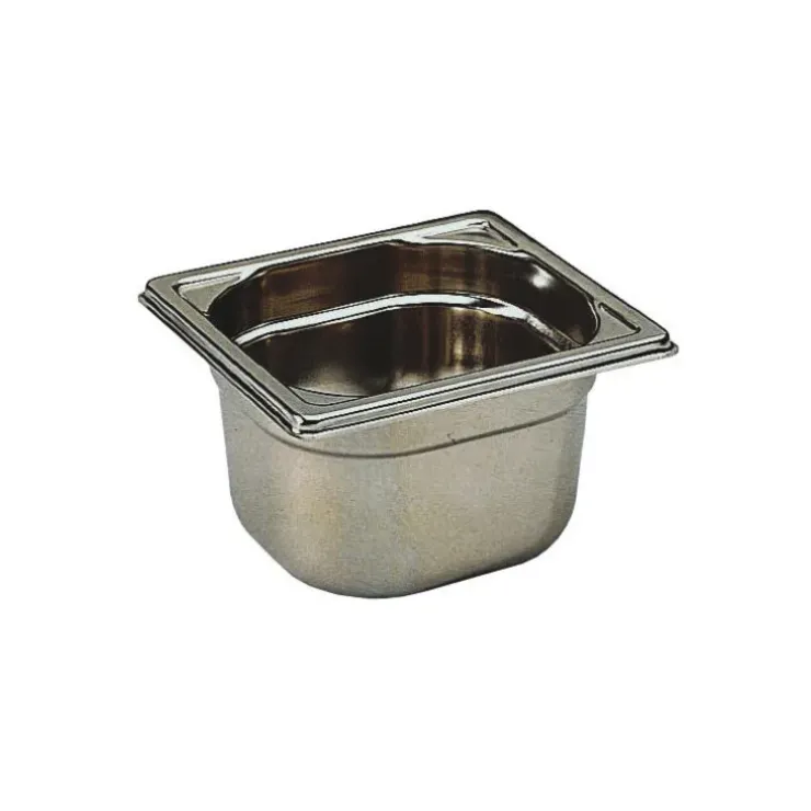 Cerf Dellier Bac gastronorme plein inox - sans anse - GN 1/6 profondeur 15 cm Discount