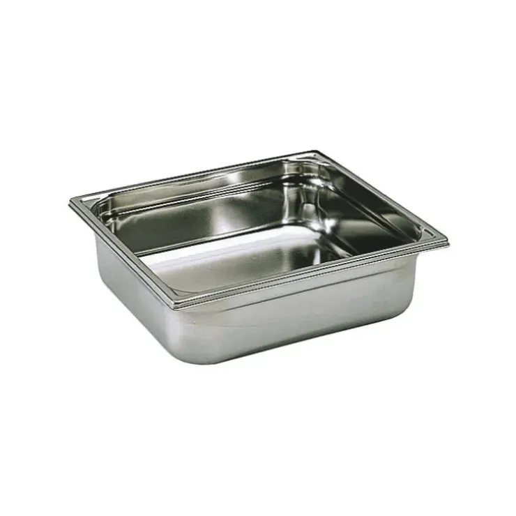 Cerf Dellier Bac gastronorme plein inox - sans anse - GN 2/3 profondeur 200 cm Best