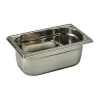 Cerf Dellier Bac gastronorme plein inox - sans anse - GN 1/4 profondeur 15 cm New