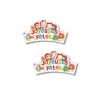 Cerf Dellier Banderoles azyme Joyeuses Fêtes (x24) Outlet
