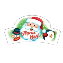 Cerf Dellier Banderoles azyme Joyeux Noël (x24) Hot