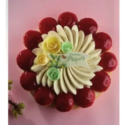 Cerf Dellier Banderoles azyme vertes Joyeuses Pâques (x24) Online
