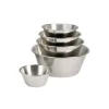Cerf Dellier Bassine conique inox, bord roulé ouvert - Ø 24 cm Outlet
