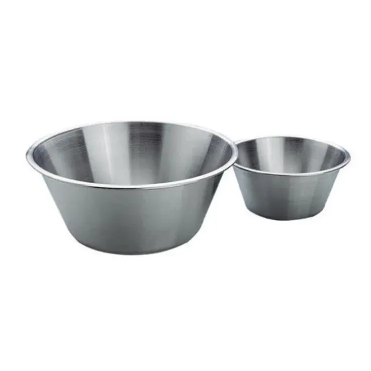 Cerf Dellier Bassine en inox à bords plats Clearance