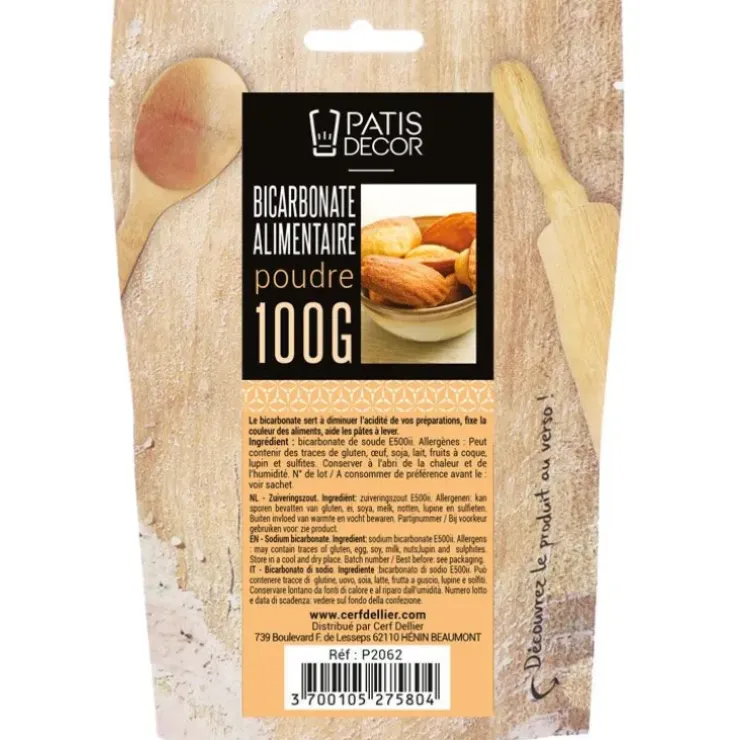 Cerf Dellier Bicarbonate alimentaire 100 g Clearance