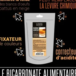Cerf Dellier Bicarbonate alimentaire 100 g Clearance