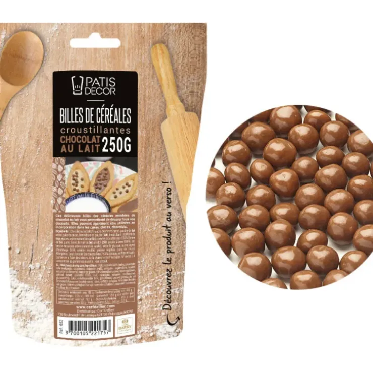 Cerf Dellier Billes céréales croustillantes Chocolat lait 250 g Online
