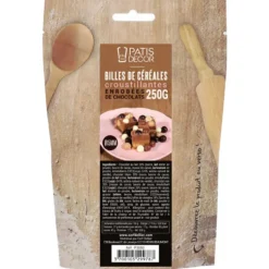 Cerf Dellier Billes de céréales croustillantes au chocolat 250 g