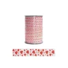 Cerf Dellier Bolduc blanc coeurs rouges 10 mm (100 m) Clearance