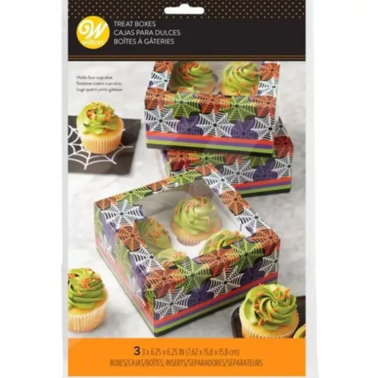 Cerf Dellier Boîte à 4 cupcakes Halloween Wilton (x 3) Best