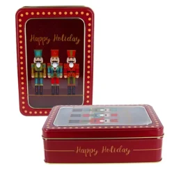 Cerf Dellier Boîte à biscuits de Noël soldats casse-noisette Clearance