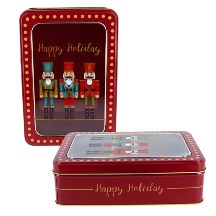 Cerf Dellier Boîte à biscuits de Noël soldats casse-noisette Clearance