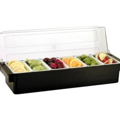 Cerf Dellier Boîte à condiments 6 compartiments polypropylène 50x9,5 cm Sale