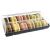 Cerf Dellier Boîte 12 macarons noire Outlet
