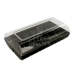 Cerf Dellier Boîte 12 macarons noire Outlet