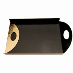 Cerf Dellier Boîte à mignardises 19 x 25,5 + 5 cm noir/or Clearance