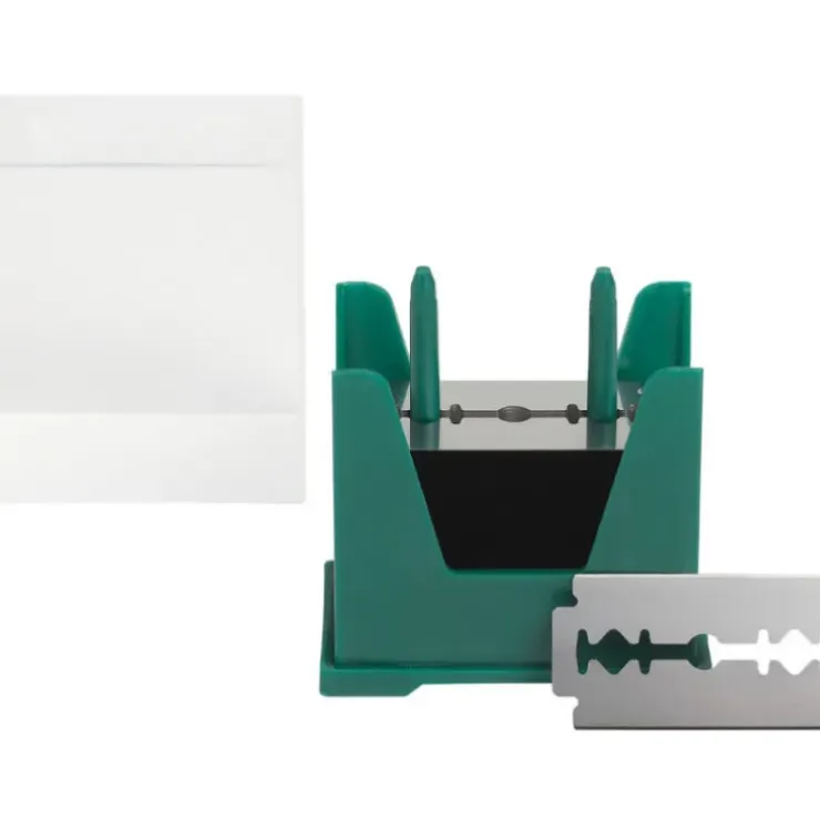 Cerf Dellier Boîte distributrice de 250 lames à scarifier inox 4,3x2 cm Outlet