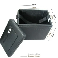 Cerf Dellier Boîte isotherme 26L avec indicateur de température Online