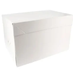 Cerf Dellier Boîte pâtissière blanche 41 x 61 x 22 cm Discount