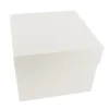 Cerf Dellier Boîte pâtissière blanche 41 x 41 x H 22 cm New
