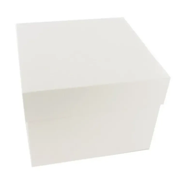 Cerf Dellier Boîte pâtissière blanche 41 x 41 x H 22 cm New
