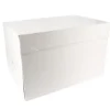 Cerf Dellier Boîte pâtissière blanche 26 x 36 x 20 cm New