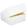 Cerf Dellier Boîte pâtissière blanche carrée 35 x 35 x 8 cm Hot