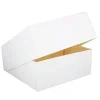 Cerf Dellier Boîte pâtissière blanche h. 10 cm Clearance