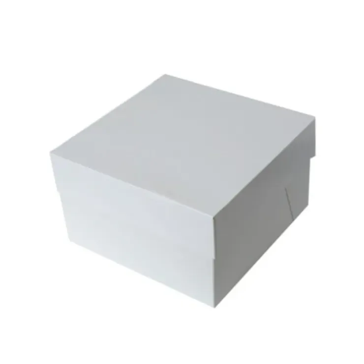 Cerf Dellier Boîte pâtissière blanche hauteur 15 cm PME Sale