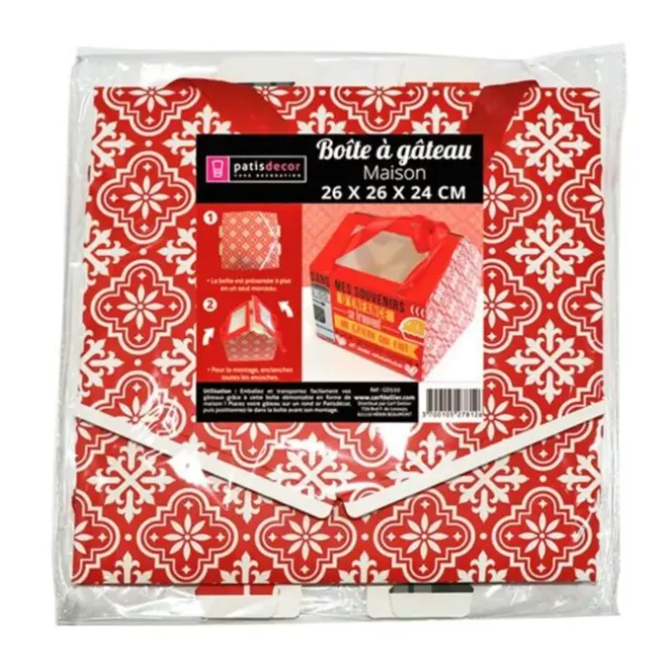 Cerf Dellier Boîte pâtissière Maison 26 cm, hauteur 24 cm Clearance