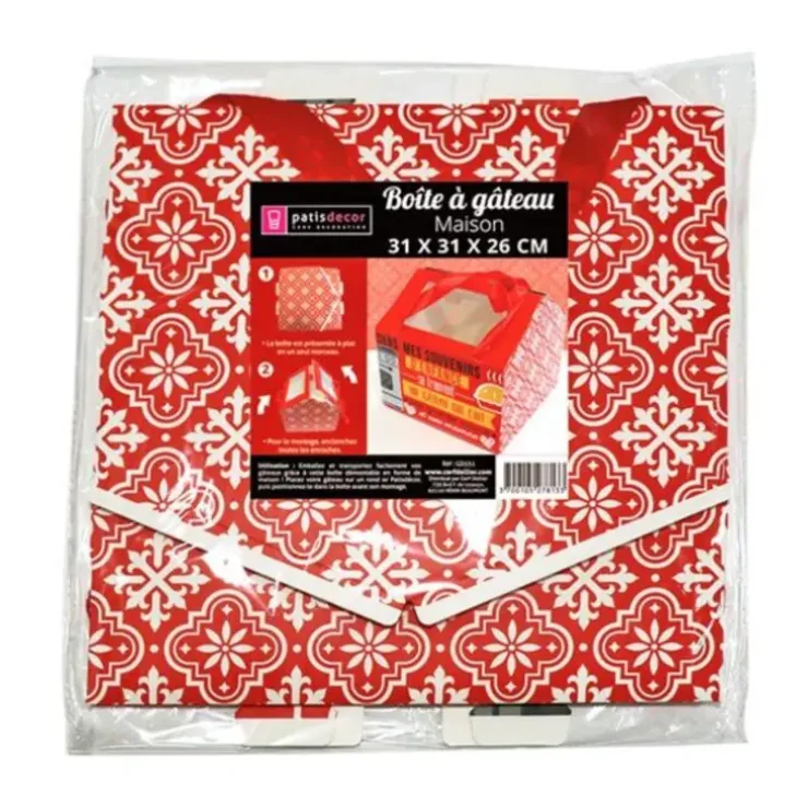Cerf Dellier Boîte pâtissière Maison 31 cm, hauteur 26 cm Hot